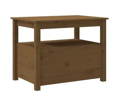 Kafijas Galdiņš, Medus Brūns, 71X49X55 Cm, Priedes Masīvkoks Vidaxl