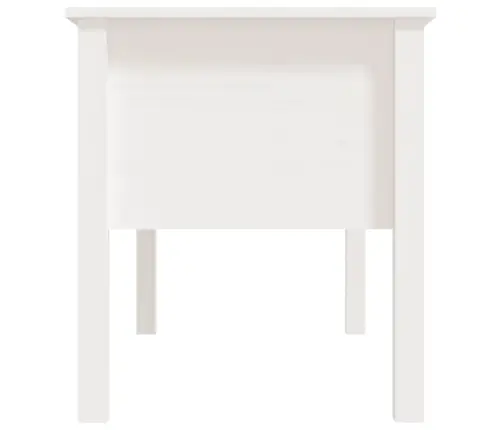 Kafijas Galdiņš, Balts, 102X49X55 Cm, Priedes Masīvkoks Vidaxl
