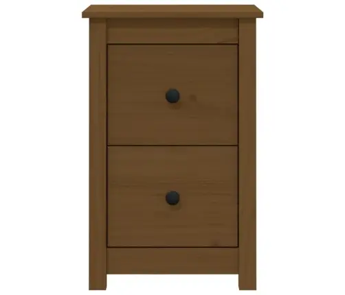 Naktinė Spintelė, Medaus Ruda, 40X35X61,5cm Pušies Masyvas