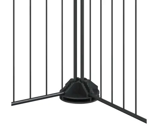 36 Paneļu Mājdzīvnieku Būris, Melns, 35X35 Cm, Tērauds Vidaxl