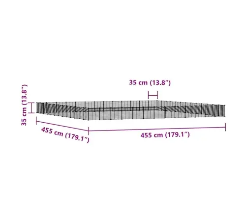 Augintinių Narvas, 52 Segmentai, Juodas, 35X35cm Plienas