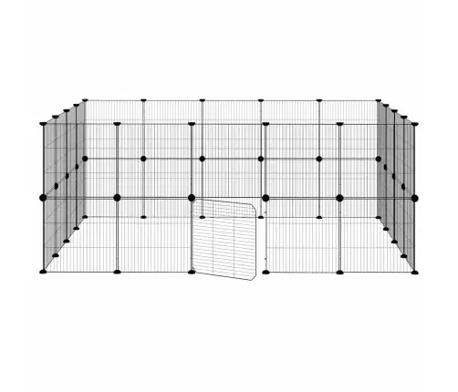 Augintinių Narvas, 36 Segmentai, Juodas, 35X35cm Plienas