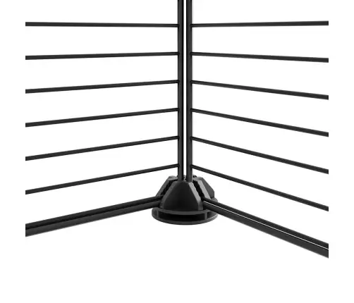 Augintinių Narvas, 20 Segmentų, Juodas, 35X35cm Plienas