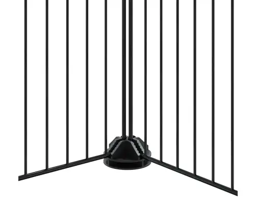 36 Paneļu Mājdzīvnieku Būris, Melns, 35X35 Cm, Tērauds Vidaxl