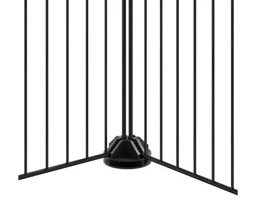 44 Paneeliga Lemmiklooma Aedik Uksega, Must, 35 X 35 cm Teras