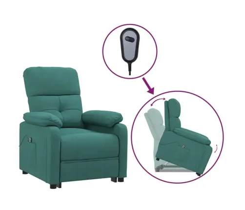 Atsistojantis Krėslas, Tamsiai Žalios Spalvos, Audinys