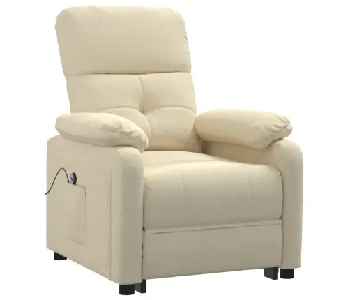 Atsistojantis Krėslas, Kreminės Spalvos, Audinys