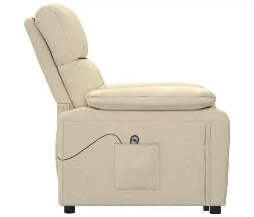 Atsistojantis Krėslas, Kreminės Spalvos, Audinys