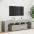 Tv Skapītis Ar Led Lampiņām, Pelēka Ozola Krāsa, 140X36,5X40 Cm Vidaxl