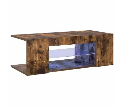 Telerialus Led-Tuledega, Suitsutatud Tamm, 90 X 39 X 30 Cm Telerialus Led-Tuledega, Suitsutatud Tamm, 90 X 39 X 30 Cm