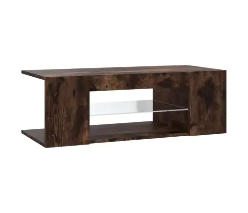 Telerialus Led-Tuledega, Suitsutatud Tamm, 90 X 39 X 30 Cm Telerialus Led-Tuledega, Suitsutatud Tamm, 90 X 39 X 30 Cm