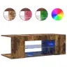 Telerialus Led-Tuledega, Suitsutatud Tamm, 90 X 39 X 30 Cm Telerialus Led-Tuledega, Suitsutatud Tamm, 90 X 39 X 30 Cm