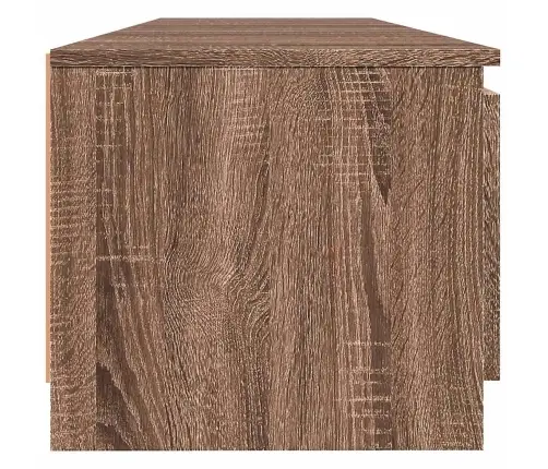 Tv Skapītis Ar Led Apgaismojumu, Ozolkoka Krāsa, 140X40X36 Cm Vidaxl