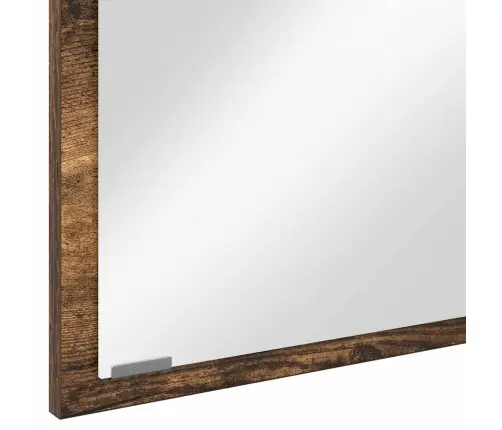 Veidrodis Rūkyta Ąžuolas 90 X 8,5 X 37 Cm Apdirbta Mediena