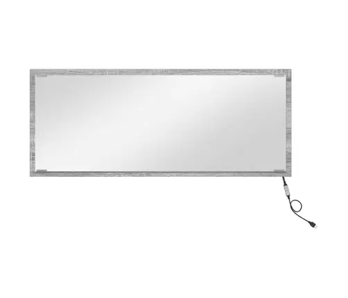 Veidrodis Pilkas Sonoma 90 X 8,5 X 37 Cm Apdirbta Mediena