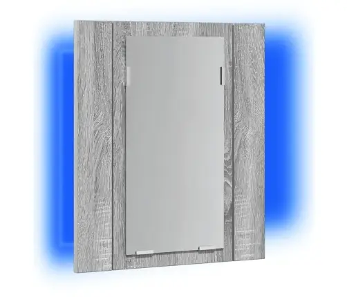 Led-Peegelkapp, Hall Sonoma, 40X12X45 cm Tehispuit