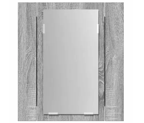 Led-Peegelkapp, Hall Sonoma, 40X12X45 cm Tehispuit