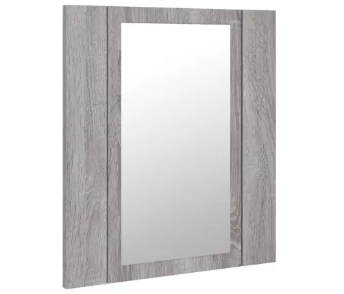 Led-Peegelkapp, Hall Sonoma, 40X12X45 cm Tehispuit