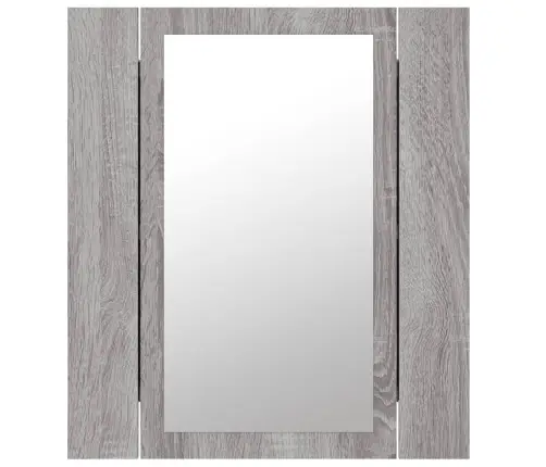 Led-Peegelkapp, Hall Sonoma, 40X12X45 cm Tehispuit