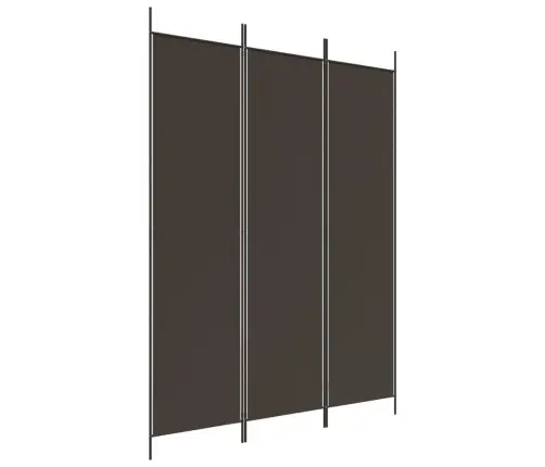 3-Paneļu Istabas Aizslietnis, 150X200 Cm, Brūns Audums Vidaxl