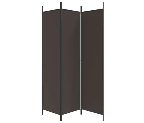 3-Paneļu Istabas Aizslietnis, 150X200 Cm, Brūns Audums Vidaxl