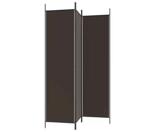 3-Paneļu Istabas Aizslietnis, 150X200 Cm, Brūns Audums Vidaxl