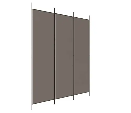 3-Paneļu Istabas Aizslietnis, Antracītpelēks, 150X200 Cm Audums Vidaxl