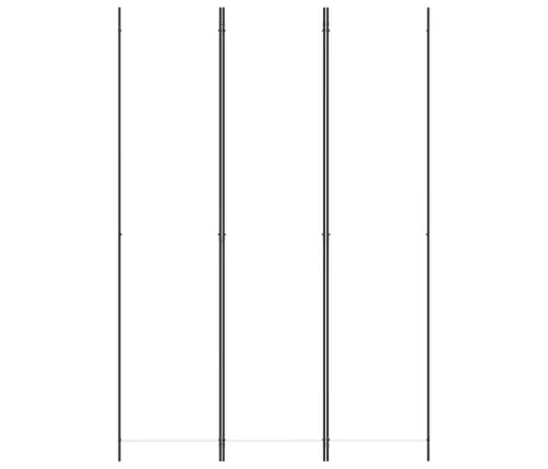 3-Paneļu Istabas Aizslietnis, 150X220 Cm, Balts Audums Vidaxl