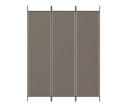 3-Paneļu Istabas Aizslietnis, 150X220 Cm, Antracītpelēks Audums Vidaxl