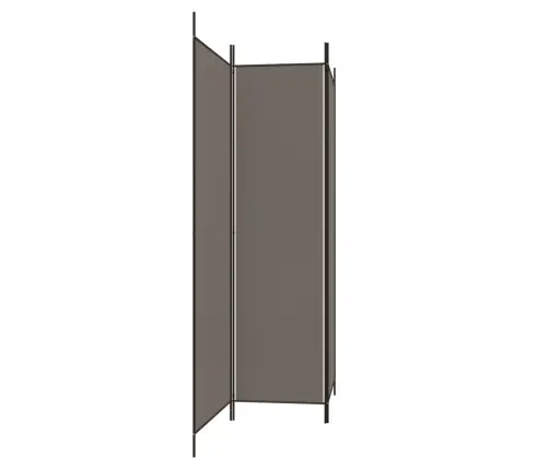 3-Paneļu Istabas Aizslietnis, 150X220 Cm, Antracītpelēks Audums Vidaxl