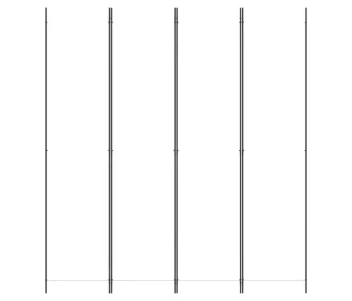 4-Paneļu Istabas Aizslietnis, 200X220 Cm, Balts Audums Vidaxl