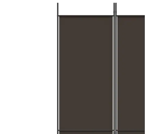 6-Paneļu Istabas Aizslietnis, 300X220 Cm, Brūns Audums Vidaxl