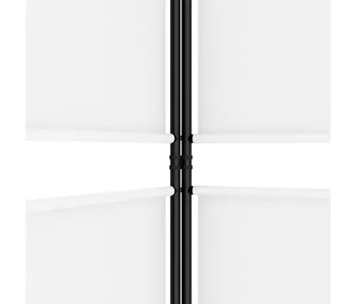 3-Paneļu Istabas Aizslietnis, 150X180 Cm, Balts Audums Vidaxl