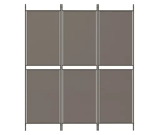 Kambario Pertvara, 3 Dalių, Antracito, 150X180cm Audinys