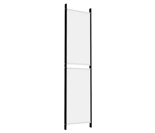 4 Paneeliga Ruumijagaja, Valge, 200X200 cm Kangas