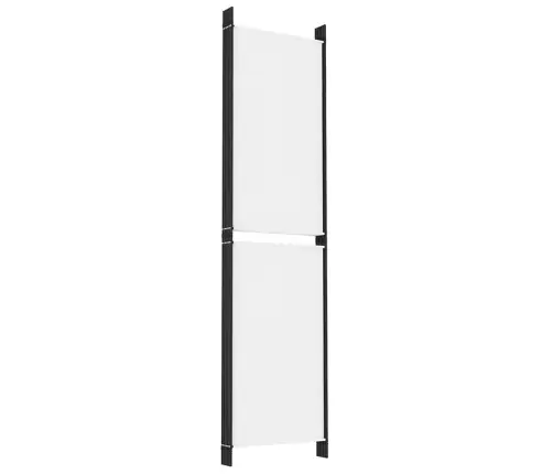 6 Paneļu Istabas Aizslietnis, Balts, 300X200 Cm, Audums Vidaxl