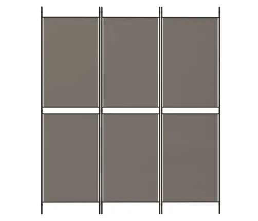 Kambario Pertvara, 3 Dalių, Antracito, 150X220cm Audinys