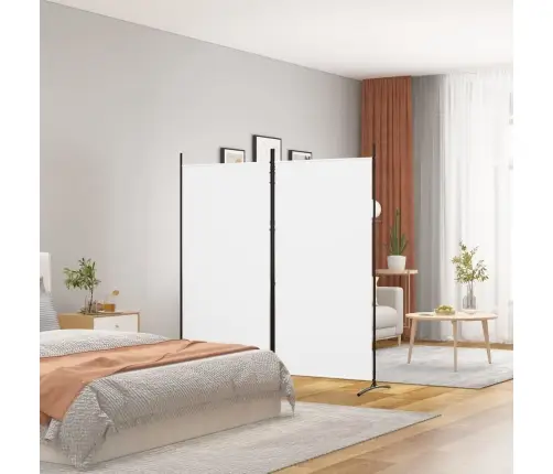 2-Paneeliga Ruumijagaja, Valge, 175 X 180 cm Kangas