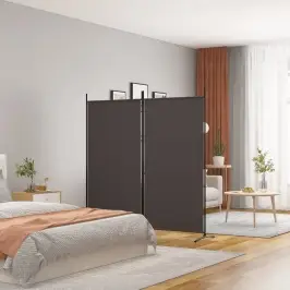 2-Paneļu Istabas Aizslietnis, 175X180 Cm, Brūns Audums Vidaxl 2-Paneļu Istabas Aizslietnis, 175X180 Cm, Brūns Audums Vidaxl