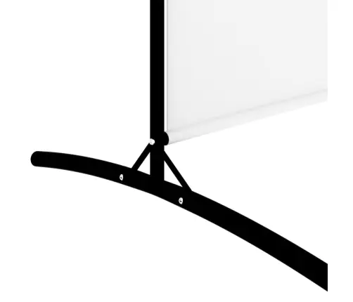 5 Paneeliga Sirm, Valge, 433X180 cm Kangas