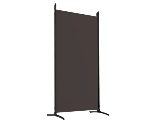 5-Paneļu Istabas Aizslietnis, 433X180 Cm, Brūns Audums Vidaxl