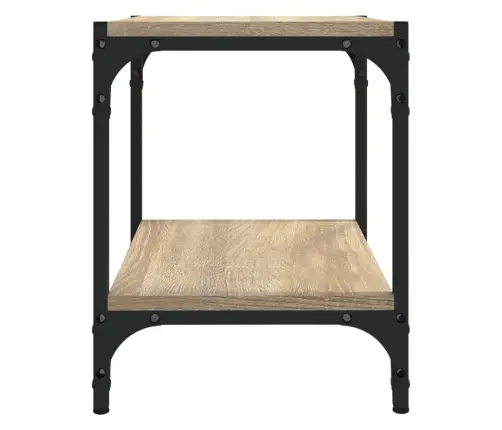 Tv Galdiņš, Koka Krāsa, 40X33X41 Cm, Inženierijas Koks, Tērauds Vidaxl Tv Galdiņš, Koka Krāsa, 40X33X41 Cm, Inženierijas Koks, Tērauds Vidaxl