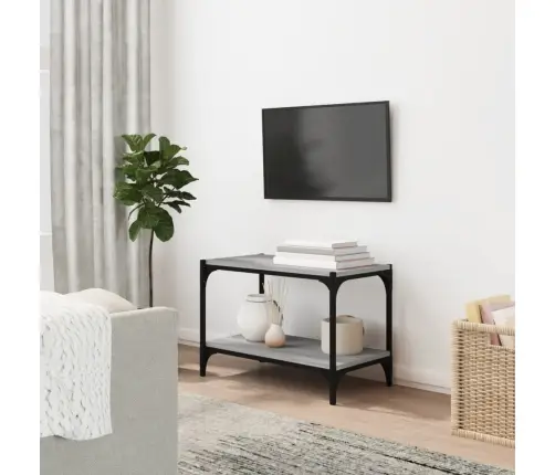 Tv Galdiņš, Pelēka Ozola Krāsa, 60X33X41 Cm, Inženierijas Koks Vidaxl
