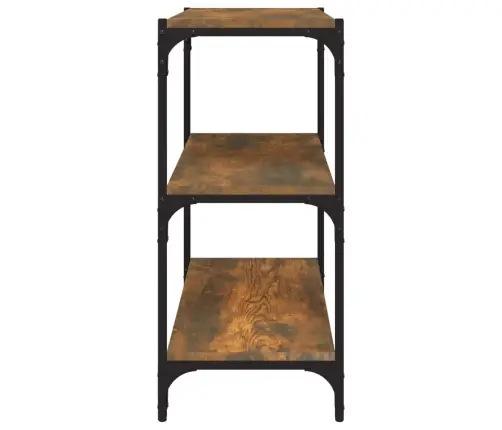 Raamatukapp, Suitsutamm, 60 X 33 X 70,5 cm Tehispuit Ja Teras Raamatukapp, Suitsutamm, 60 X 33 X 70,5 cm Tehispuit Ja Teras