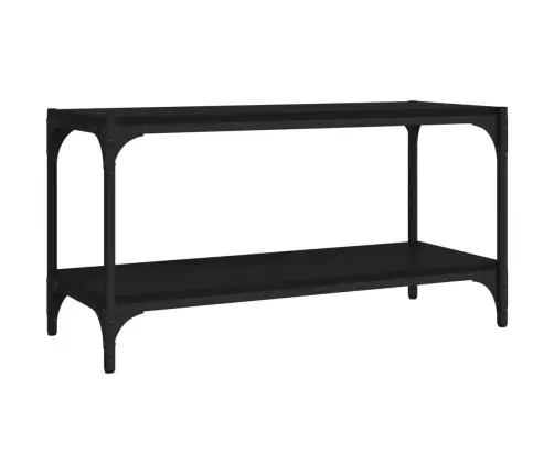 Tv Galdiņš, Melns, 80X33X41 Cm, Inženierijas Koks Vidaxl