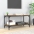 Tv Spintelė, Dūminio Ąžuolo, 80X33X41cm Mediena Ir Plienas