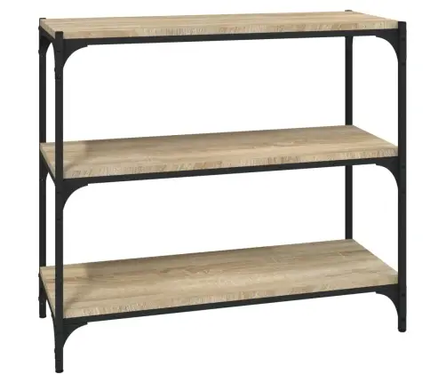 Raamatukapp, Sonoma Tamm, 80 X 33 X 70,5 cm Tehispuit Ja Teras