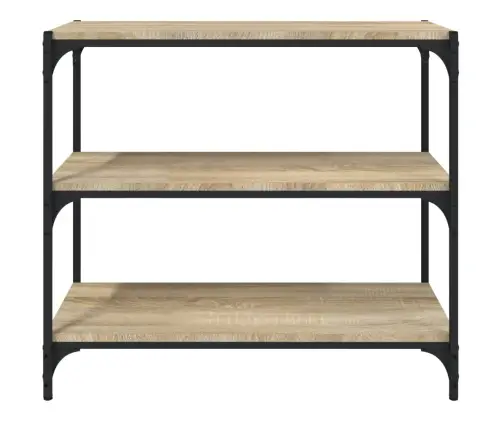 Raamatukapp, Sonoma Tamm, 80 X 33 X 70,5 cm Tehispuit Ja Teras