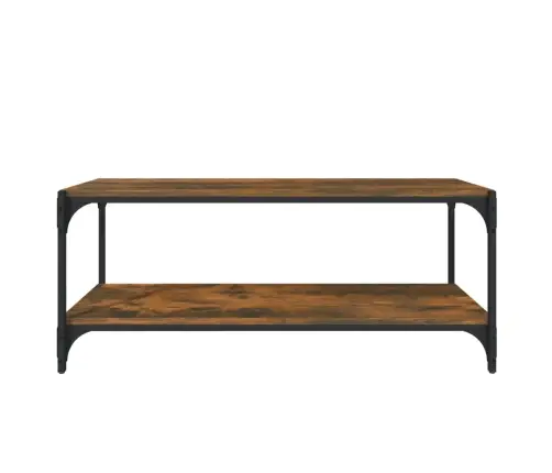 Tv Spintelė, Dūminio Ąžuolo, 100X33X41cm Mediena Ir Plienas