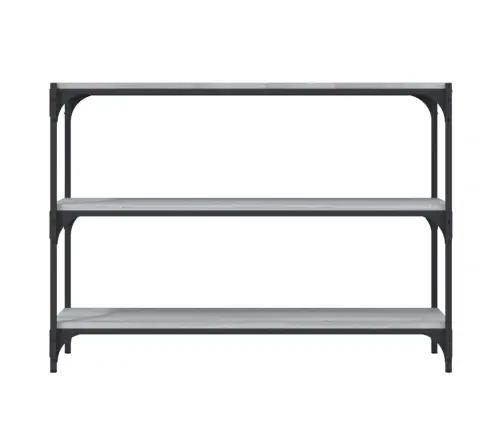 Plaukts, Pelēks, 100X33X70,5 Cm, Inženierijas Koks, Tērauds Vidaxl